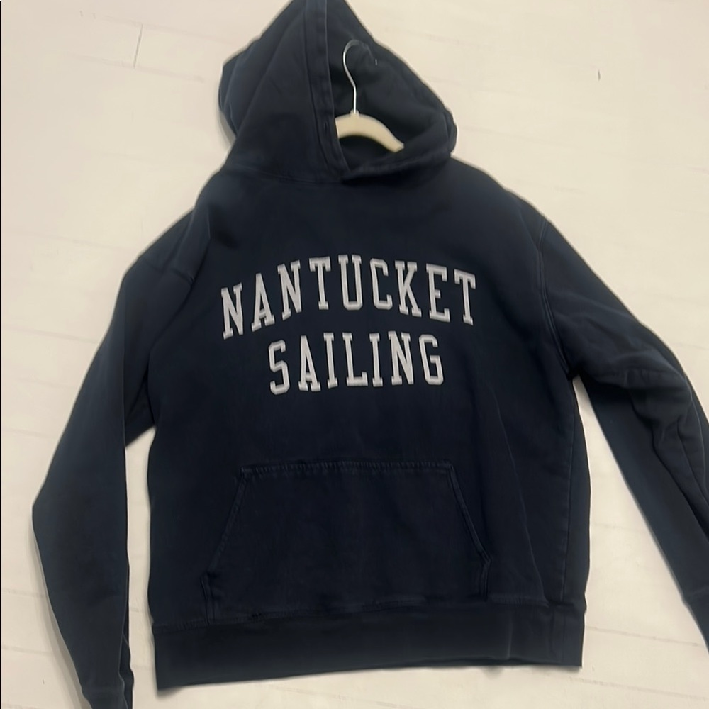 Brandy Melville Blue Nantucket Sailing Hoodie